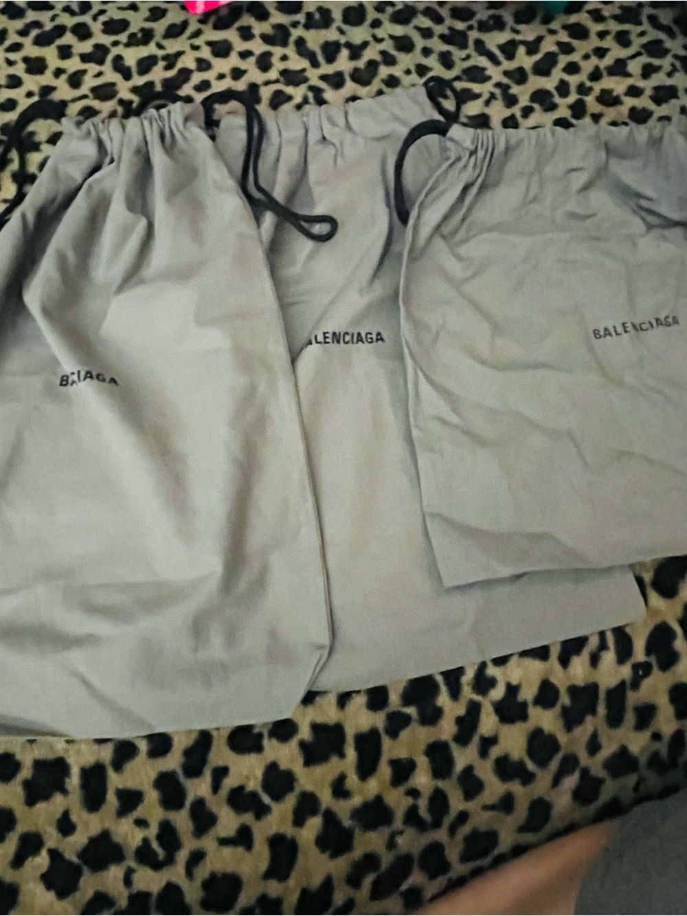 Balenciaga dust bags